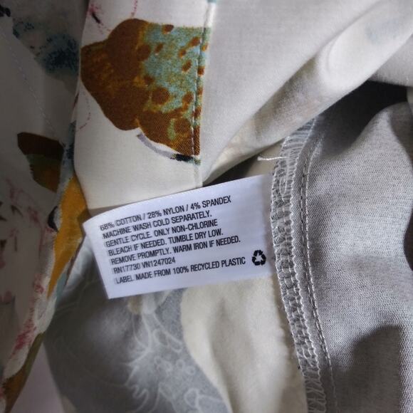 3.1 Phillip Lim for Target Floral Print Patchwork Zip Front Shirt Dress Size S - Picture 8 of 9